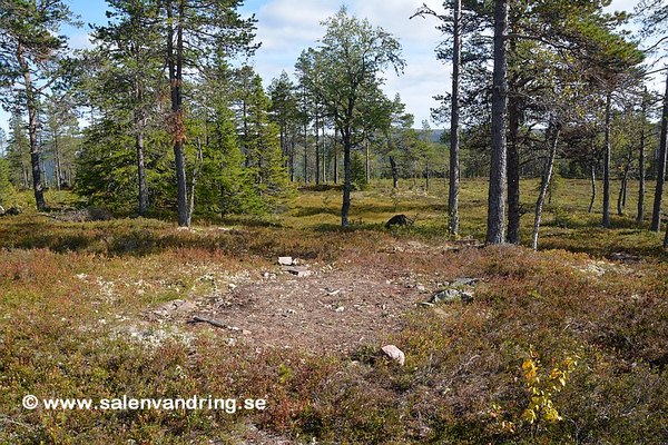 Vid den östra toppen av Stora Moberget, september 2023