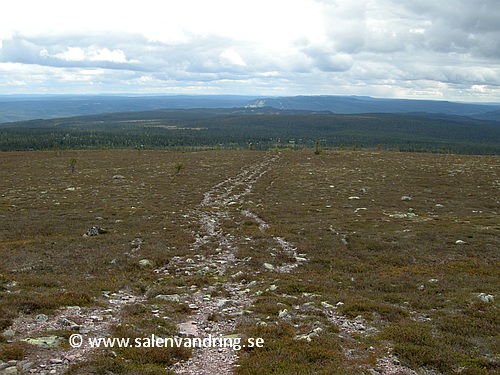 Från Gammalsätersfjällets västsluttning