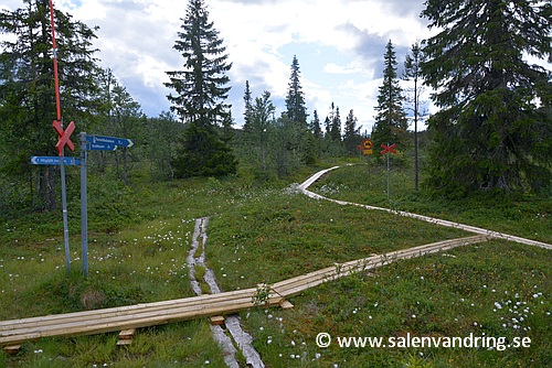 Ledskiljet vid Högfjällsbyarna