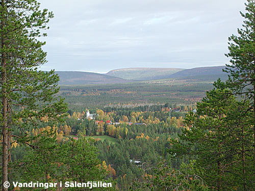 Utsikten österut från Medskogshögen