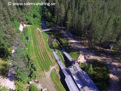 Søndre tømmerspill från luften