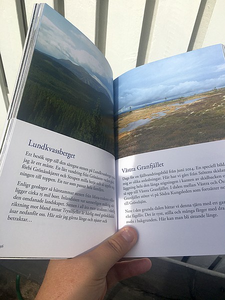 Uppslag från boken Bilder från Sälenfjällen och Østre Trysil